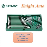 Sata 09906 Metric Combination Wrench and Hex Key Tray Set ID778837