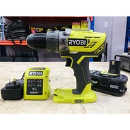 RYOBI 18V Hammer Drill with 4Ah Battery and Charger R18PD3-H40G-95%-3 MONTHS -AUSTRALIA