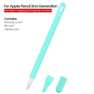 Soft TPU Silicon Protective Pouch Cap Holder Cover For Apple Pencil 2 Accessories Anti-scratch Case for Pencil 2nd Skin Cover