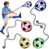 4 Pcs Kids Soccer Ball Trainer Soccer Juggle Kick Trainer Solo Handle Throw Adjustable Locked Net Bu