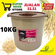 Rice bucket 10kg rice box storage Applelady bekas beras container food