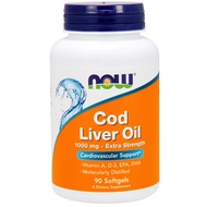 Now Foods, Cod Liver Oil, Extra Strength, 1,000 mg, 90 Softgels