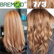 BREMOD 7/3 Light Gold Blond (Water permeable / Telus Air )Professional Salon Hair Color Dye Cream 10