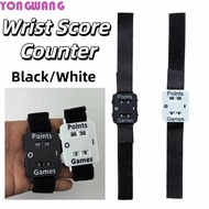 YONGWANG66HR Tennis Score Keeper, Portable Instant Score Tennis Wrist Scorer, Reusable Lightweight C