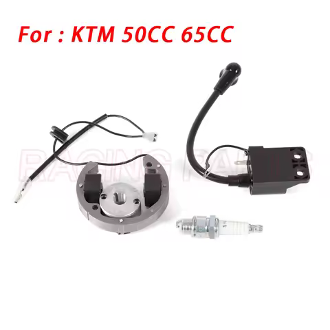 Motorcycle Ignition Coil Rotor Stator Flywheel Kit for 65cc SX LC SR JR Pro Junior Mini Adventure Se