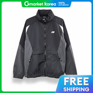 New Balance | แจคเกตกนลมทรงโอเวอรฟต รน UNI N Flying Warm-Up Jacket ของนวบาลานซ รหสสนคา NBNAFCO313-19