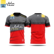 2021 NEW JOHN D BLEND SUBLIMATION JERSI MAN SHIRT