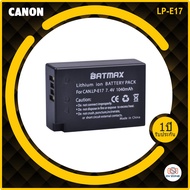 แบตเตอรี่ LP-E17 Rechargeable Battery for Canon EOS RP R10 R8 R50 750D 760D M3 M5 M6 200D 200DII T6s