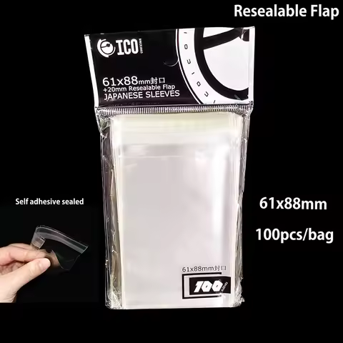 100pcs/lot Clear Card Sleeve Perfect Fit Card Sleeve Card Protector Perfect Size Magic PKM/Yugioh In