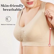 BEST DEALS AIMER BRA SPORT JUMBO SEAMLESS WITHOUT FOAM GYM SPORTS WOMEN BH PUSH UP SP820