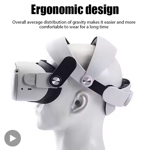 Headband Head Strap Holder For Meta Quest 2 Quest2 Virtual Reality VR Glasses Helmet Headset Game Ac