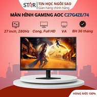 Aoc C27G4ZE/74 Gaming Monitor | 27 inch, Full HD, Fast VA, 280Hz, 0.3ms, Curved -