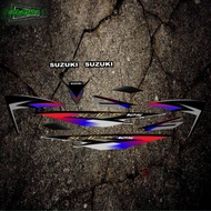 Striping Suzuki Skywave 125 Motif Carbon