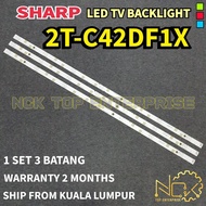 2T-C42DF1X SHARP TV LED BACKLIGHT BARU READY STOCK 2TC42DF1X C42DF1X 2TC42DF1 C42DF1