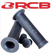 THROTTLE GRIP 100% ORI RCB RACING BOY UNIVERSAL RUBBER HANDLE GRIP HG66 ( BLACK )