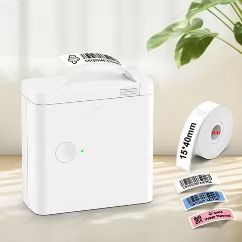 Mini Label Printer D12 Wireless Bluetooth Thermal Label Maker Similar as Marklife P15 D30 D11 D110 D