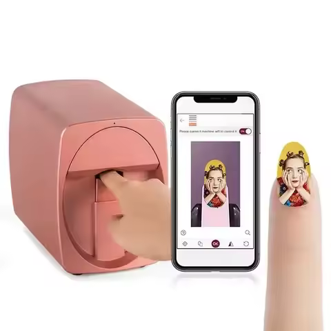3D Nail Printer Inteligente Móvil Nail Printer App Control DC5V/2A Professional Digital Nails or Pri