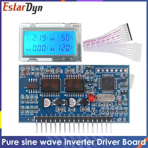 5V DC-AC Pure Sine Wave Inverter SPWM Driver Board EGS002 12Mhz Crystal Oscillator EG8010 Module IR2