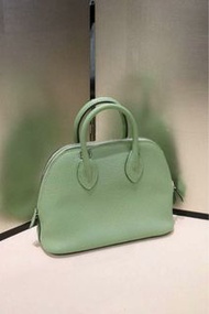 Hermes 牛油果綠色bolide mini保齡球包