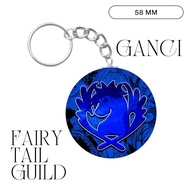GANTUNGAN HOLOGRAM FAIRY TAIL PIN GUILD KEYCHAIN 58MMKeychain ANIME KEYCHAIN UNOFFICIAL LAMIA SEIS R