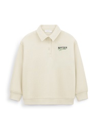 AIIZ เสื้อแขนยาวเด็กผู้ชายคอปกโปโล