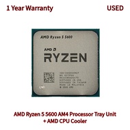 [Used] AMD Ryzen 5 5600 AM4 Processor Tray Unit with CPU Cooler 1Year Warranty