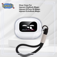 for Ugreen ClipBuds Magic / HiTune S6 Magic Case Protective Transparent Clear TPU Covers Ugreen Echo