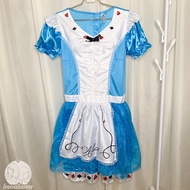 Disney Big Girl/Adult Alice In Wonderland Dress Costume 16/18 + Hair Accessories Set $24.99