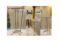 Clothes Hanging Bamboo Stand #Drying rack #7ft Aluminium pole