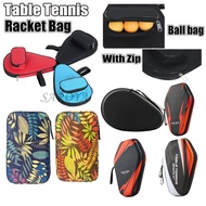 Table Tennis Racket Case Waterproof Racket Storage Bag Portable Racket Case Storage Organizer with B