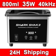 Ultrasonic Cleaner 35W Ultrasonic Glasses Jewelry Cleaner 800ML Ultrasonic Cleaning Machine Ultrasou