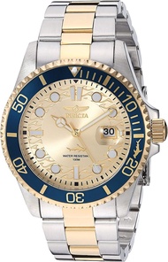 Invicta Mens Pro Diver Quartz Watch with Stainless Steel Strap Two Tone 22 (Model: 30022)