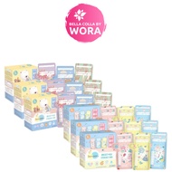 [3 Boxes] Lamoon brest milk storage bag 5 oz./8 oz. [Mixed Bear/Sweet Pattern] breastmilk storage ba