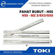 TOKI Mata Pahat Bubut HSS-M2 3/8X3/8X6 Pahat TOKI HSS-M2 3/8X3/8X6