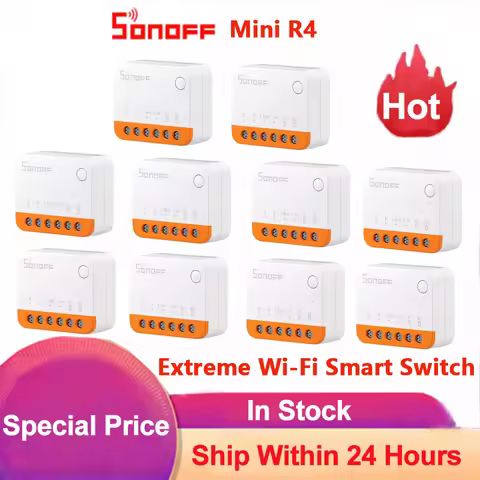 SONOFF Mini R4 Extreme Wifi Smart Switch External Switch Control Detach Relay Smart Home DIY Light S