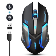 Ready Stock G859 Built-in Battery Gaming Mouse 2.4Ghz+5.1 Bluetooth Dual-mode Charging Wireless Gaming Mouse