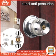 Round Bathroom Door Lock/Stainless Swivel Handle Pull/​​​​​​​Bathroom Door Lock/Round Lock Handle Handle