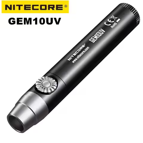 NITECORE GEM8 GEM10UV Diamond Amber Jade Jeweler Antique UV Light 3000mW 365nm Professional Gemstone