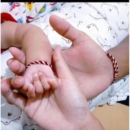 SALE, 2PCS BALI TRIDATU BABY BRACELETS, JAVANESE TENON BRACELETS, SAWAN BRACELETS/NEWBORN BABY BRACE