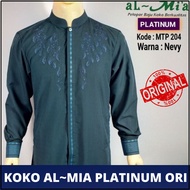 Baju koko al mia platinum original pria lengan panjang kancing almia