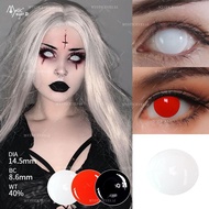 SOFTLENS COSPLAY HANTU ZOMBIE CRAZY LENS SOFTLENS PUTIH