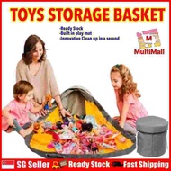 (SG Stock) Portable Kids Toy Storage Box Storage Box Organiser Storage Bag Organiser Storage