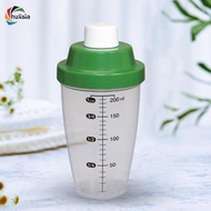 [chulisia] Protein Shaker Bottle Small Multifunctional Portable Leakproof Drink Shaker 200ml with Sc
