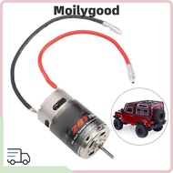MOILYMY RC Brushed Motor, High Torsion Stainless Steel Brushed RC Motor, Durable Low Noise 390 28T H