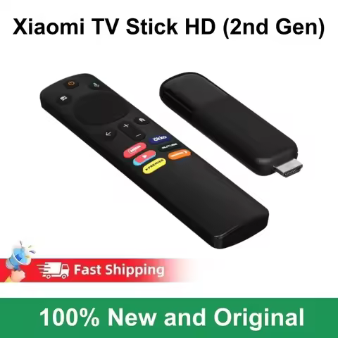 Russian Version Xiaomi Mi TV Stick HD 2nd Gen Google Assistant Wifi5 Bluetooth Android 11 Google TV