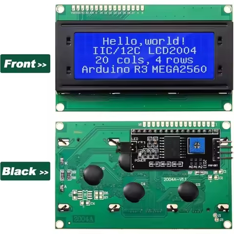 LCD2004 2004 LCD Module Blue/Green/White Screen 20X4 Character LCD Display IIC I2C Serial Interface 