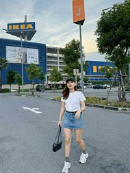 Rok Jeans Pendek Jeans Model Kekinian Trendi Terbaru 2025 Rok pendek jeans sobek Rok Denim rok Impor