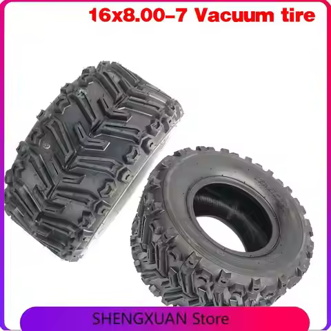 Cute tire 16x8.00-7 Vacuum Tyre ATV Tire Fit for ATV 50CC,90CC,70CC,110CC,125CC Outer Tyre