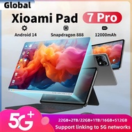 2025 New Original Pad 7 Pro 11 inch tablet Android 14 16GB+1TB 12000mAh 5G dual card Bluetooth WiFi 