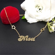 24k Gold Plated Name Necklace